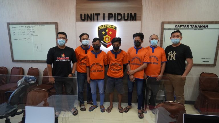 Polres Gresik Ciduk Preman Meresahkan Masyarakat