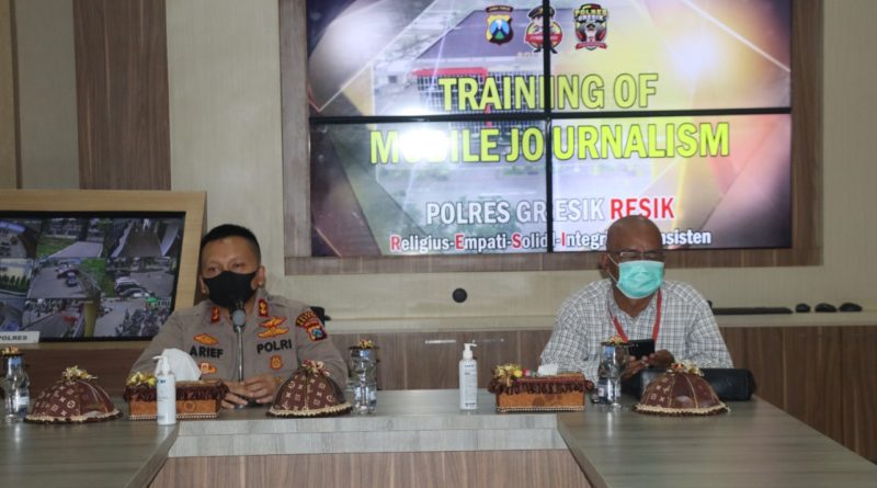 Tingkatkan Kemampuan Jurnalistik, Polres Gresik Gelar IJTI