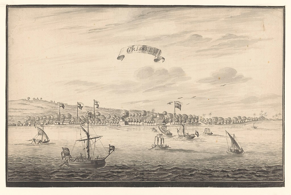 Pemandangan Gresik , A. de Nelly (mogelijk), 1775 - 1780