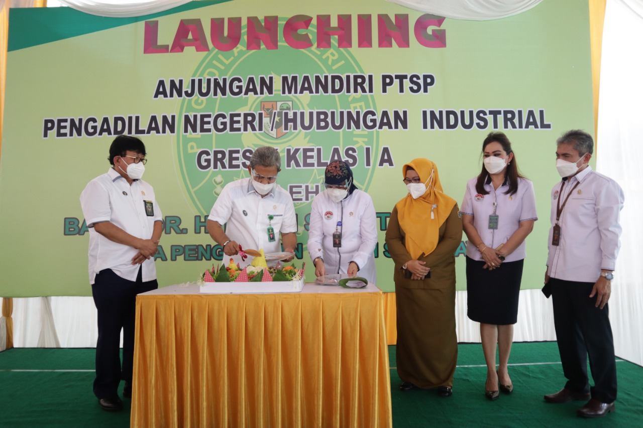 Pemkab Dukung Pembukaan Anjungan Mandiri PTSP Pengadilan Negeri Gresik
