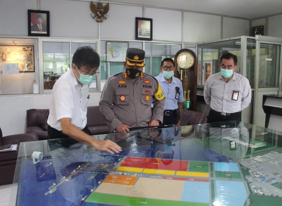 Kunjungi Kawasan Maspion, Kapolres Gresik Akan Bersinergi dengan Pemkab Menyelesaikan Masalah Ketenagakerjaan