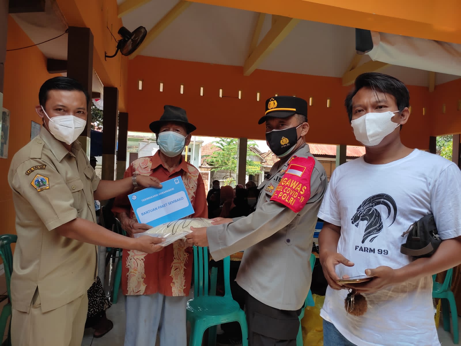 Capaian Rendah, Panceng Kita Beri Sembako ke Peserta Vaksinasi Lansia dan ODGJ