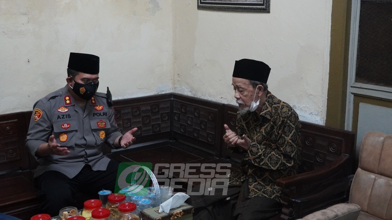 Kapolres Gresik AKBP Mochamad Nur Azis Mendapat Doa Restu Tokoh Agama di Kota Santri