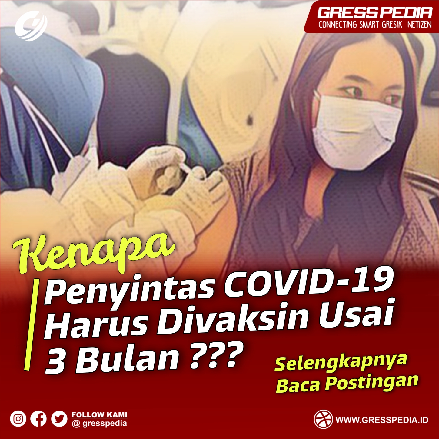 Kenapa Penyintas COVID-19 Harus Divaksin Usai 3 Bulan?