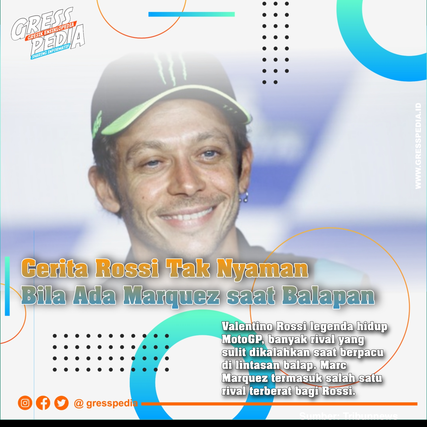 Cerita Rossi Tak Nyaman Bila Ada Marquez saat Balapan