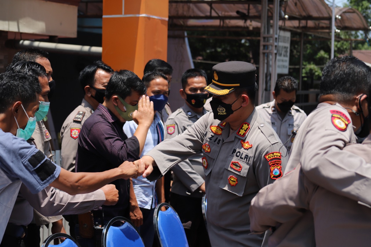 Meningkatkan Pelayanan Prima Kepada Masyarakat, Kapolres Gresik Kunker Ke Wilayah Rayon Barat