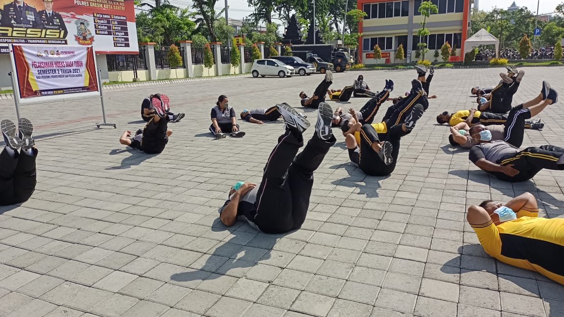 Sangsi Bagi Polisi Gresik Yang Mengalami Kegemukan