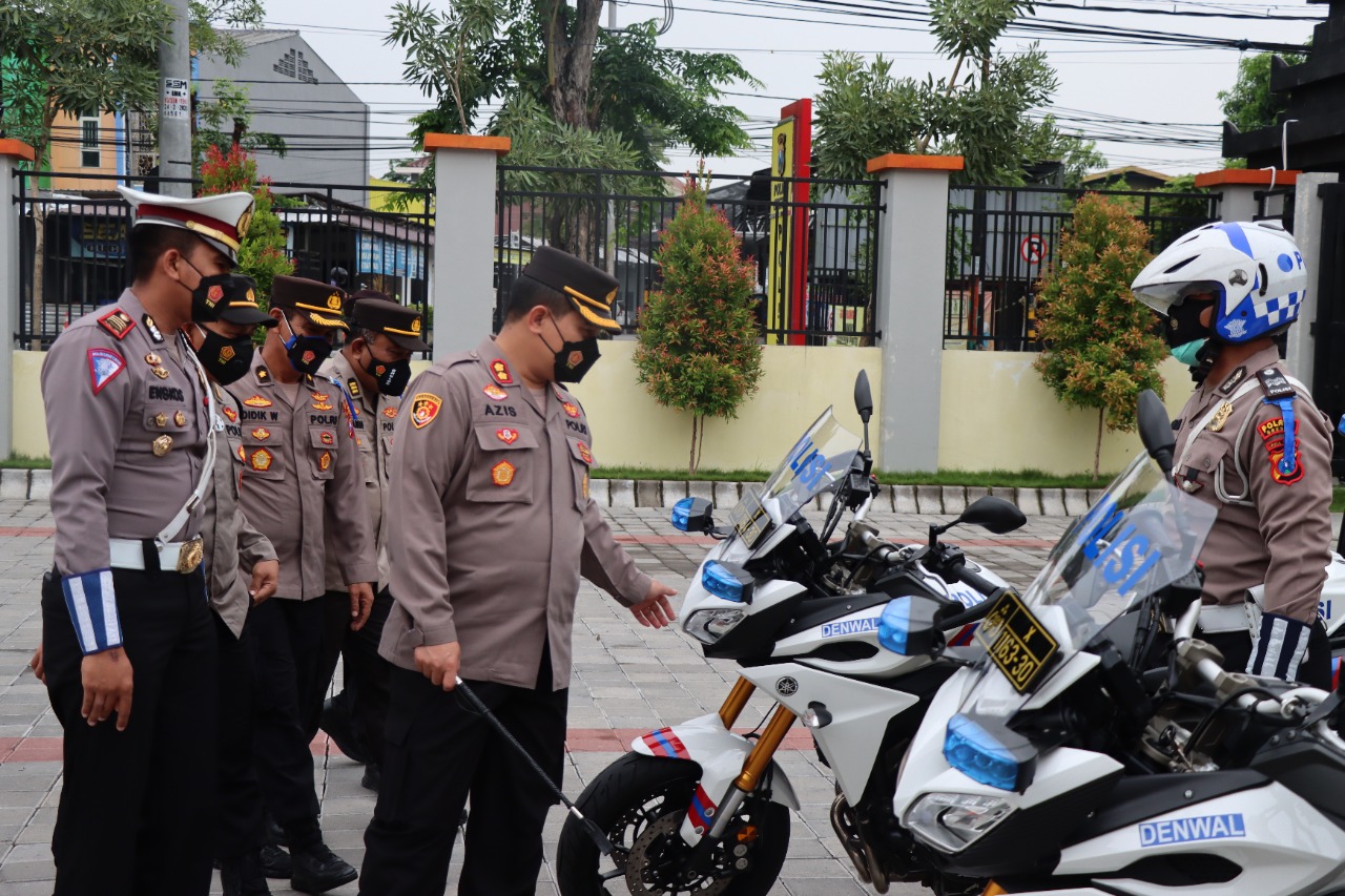 Polres Gresik Gelar Apel Pasukan Ops Zebra Semeru 2021