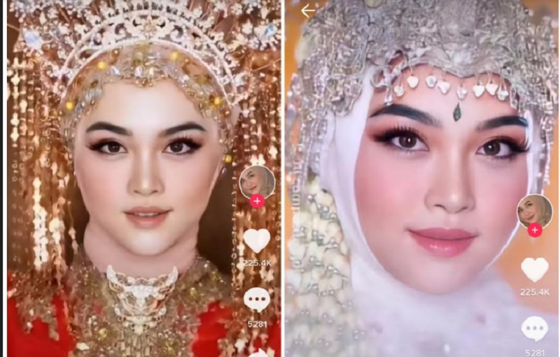 Viral Aplikasi Edit Jadi Pengantin, Begini Cara Pakainya