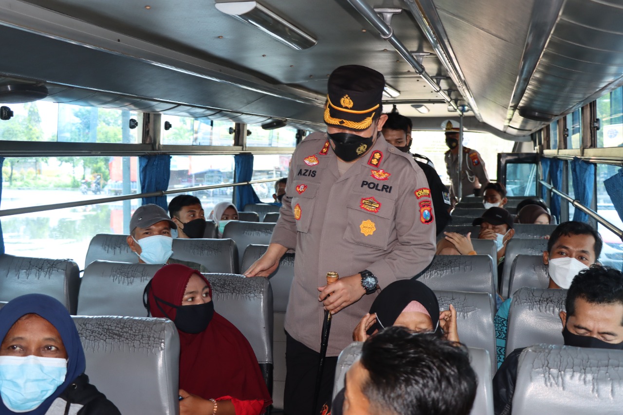 Jelang Nataru, Kapolres Gresik Tinjau Pelabuhan dan Terminal Bunder