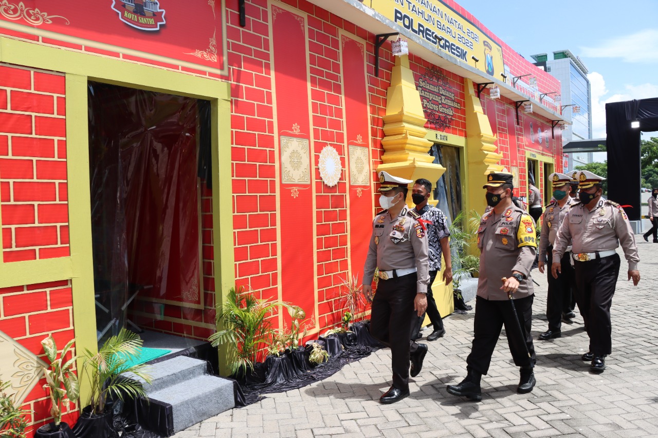 Korlantas Polri Cek Kesiapan Pengamanan Tahun Baru di Gresik