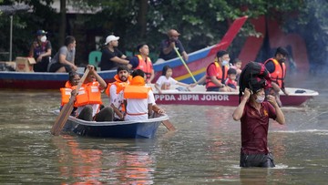 Hampir Sepekan Banjir Malaysia 68 Ribu Orang Terdampak