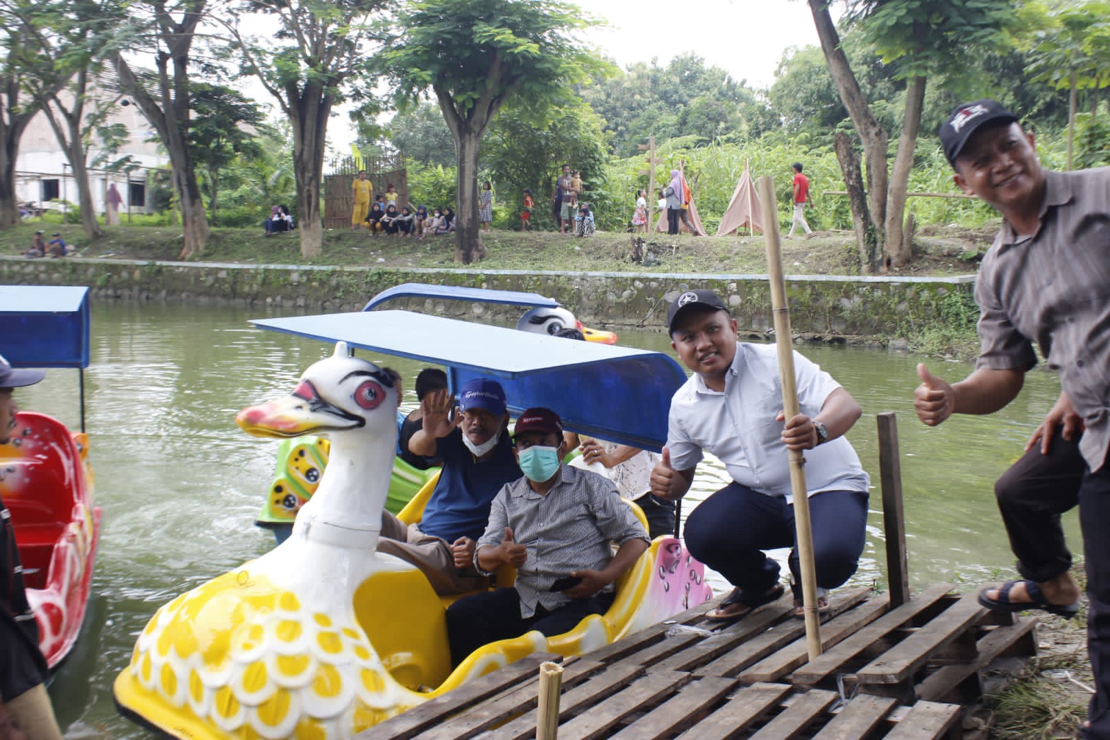 Pemdes Kesamben Wetan Driyorejo, Launching Wisata Bendungan Kesamben