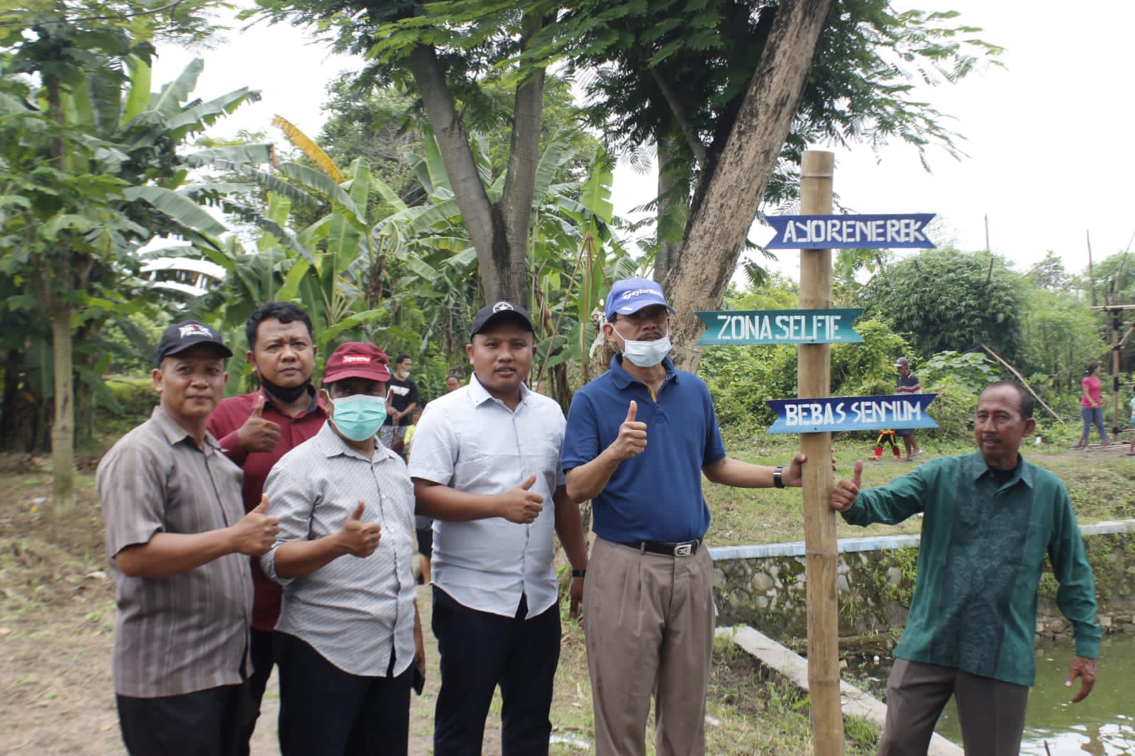 Pemdes Kesamben Wetan Driyorejo, Launching Wisata Bendungan Kesamben