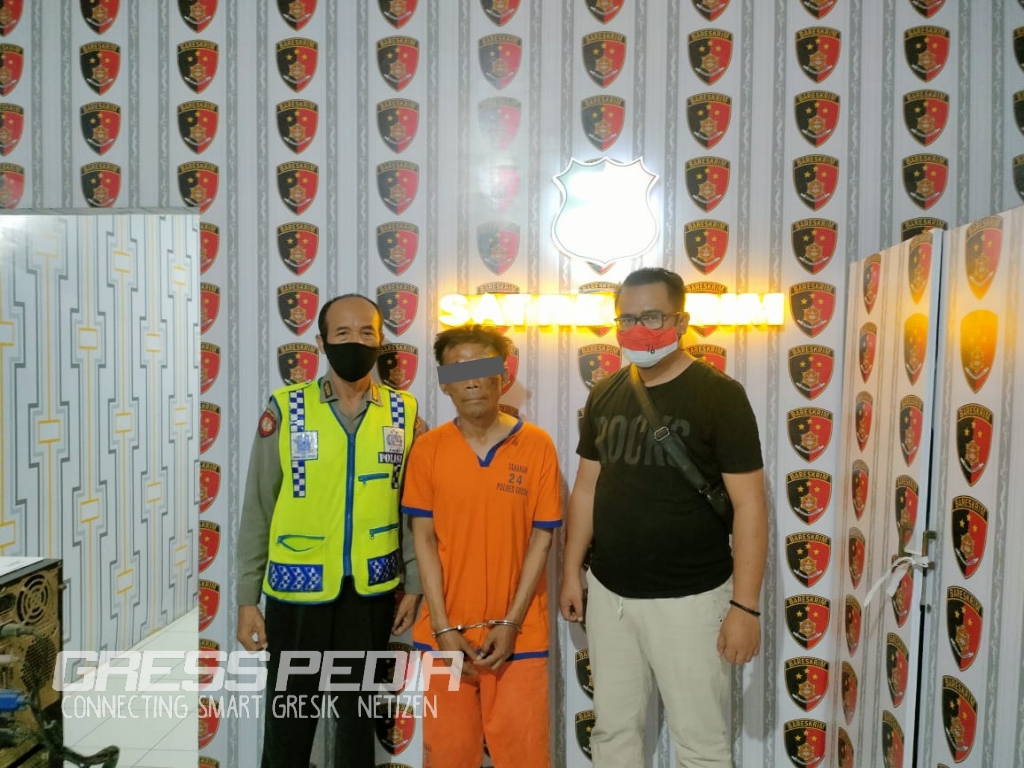 Modus Pesan Makan, Maling Motor Kepergok Pemilik Warung di Gresik