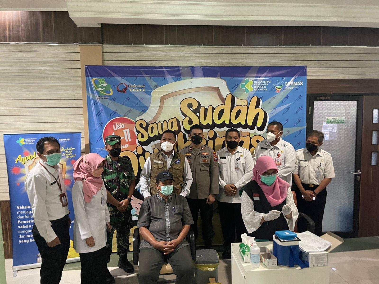 Kapolres Gresik Siap Kawal Vaksinasi Dosis Ketiga