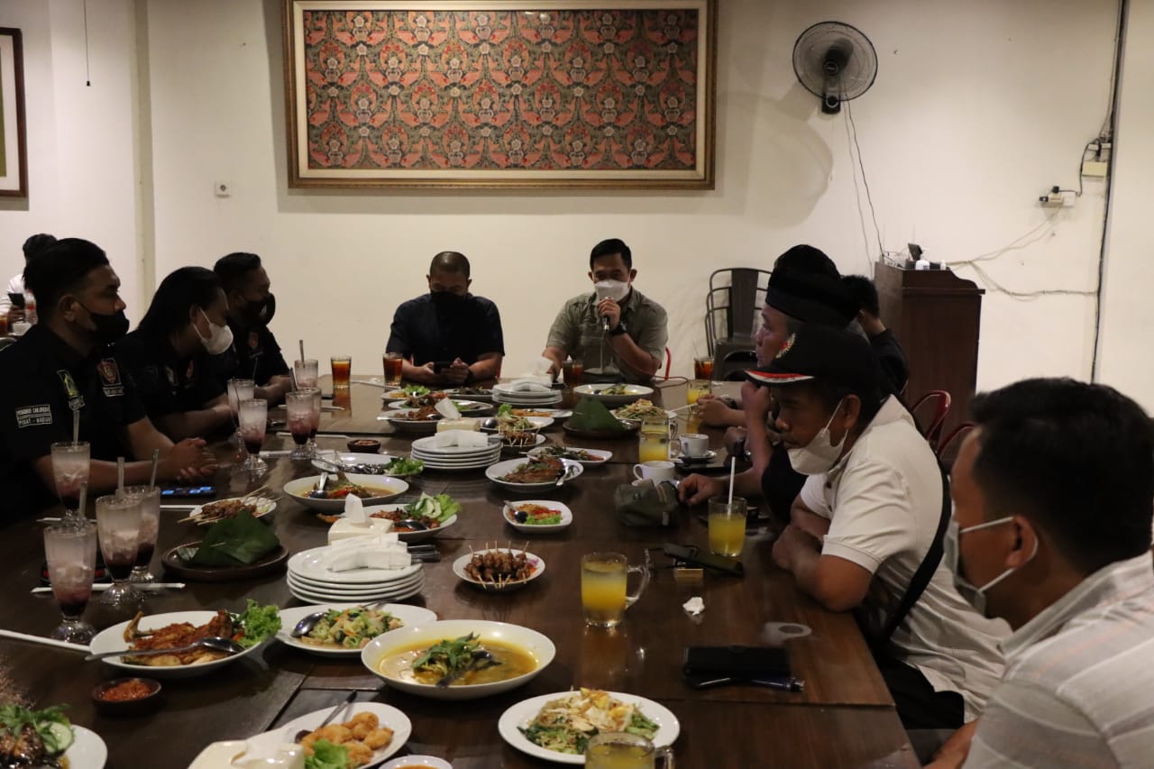 Ajak Jaga Kamtibmas, Kapolres Gresik dan Dandim Duduk Bareng Perguruan Silat