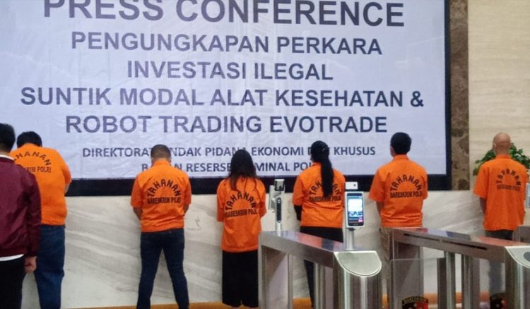 Bareskrim Polri Berhasil Tangkap Pemilik Aplikasi Robot Trading Ilegal Sistem Ponzi