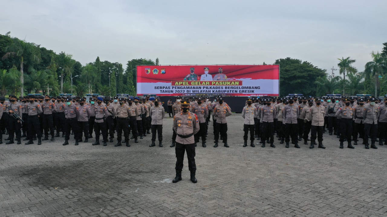 Polres Gresik Siap Amankan Pilkades Serentak di Gresik