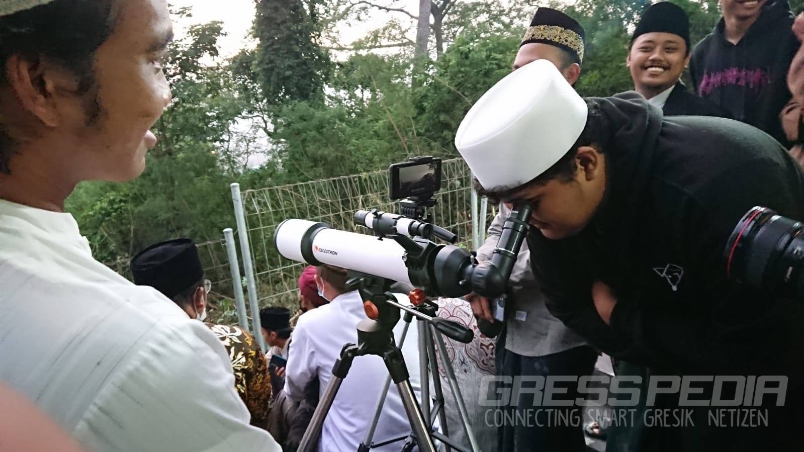 Pantauan LFNU Gresik, Hilal Tidak Terlihat di Balai Rukyat Bukit Condrodipo