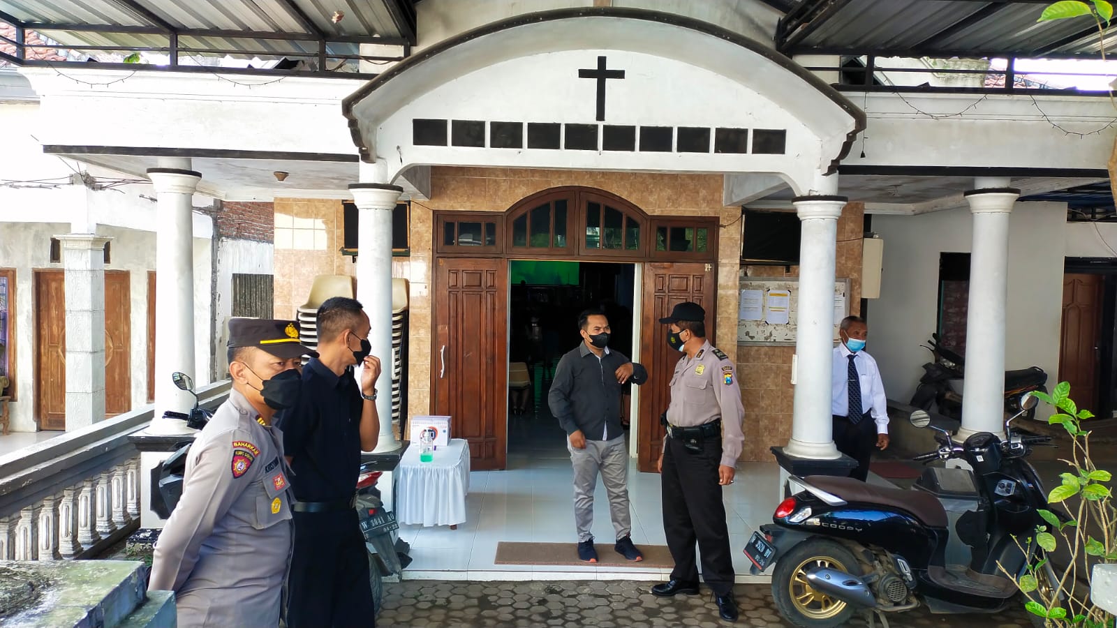 Pastikan Ibadah Paskah Kondusif, Polres Gresik Perketat Pengamanan Gereja
