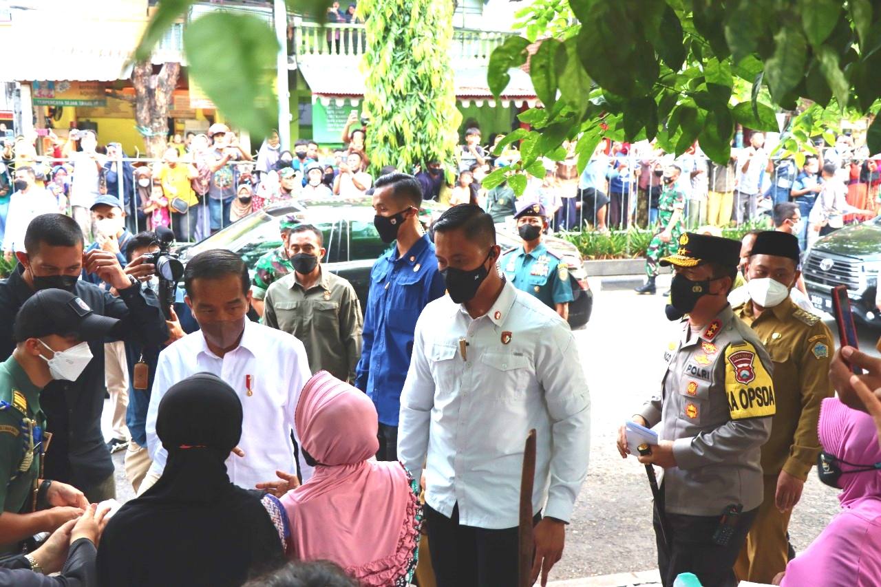 Kapolres Gresik Pimpin Langsung Kunjungan Kerja Presiden