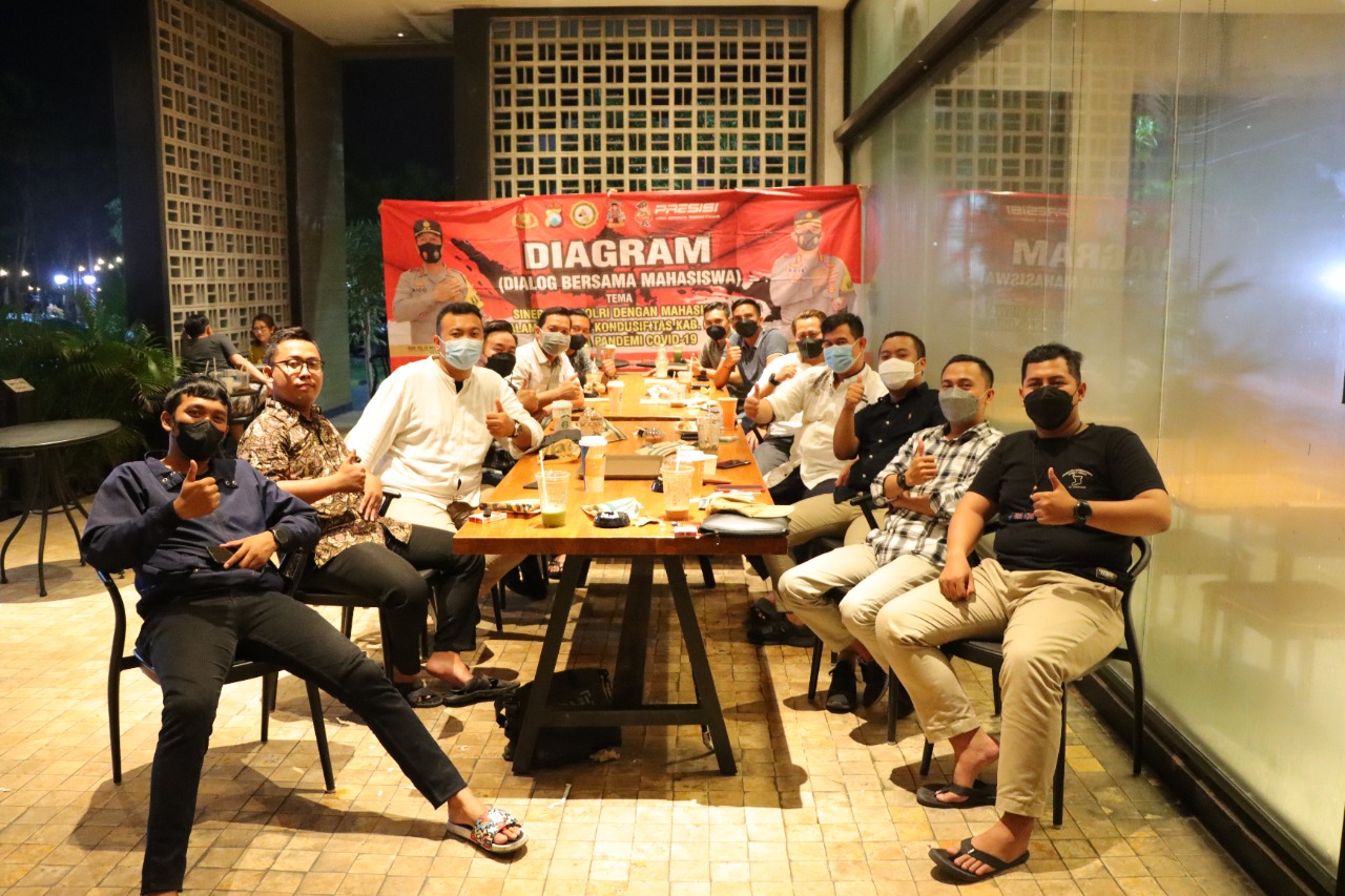 Serap Aspirasi, Polres Gresik Gelar Diagram Bareng Mahasiswa