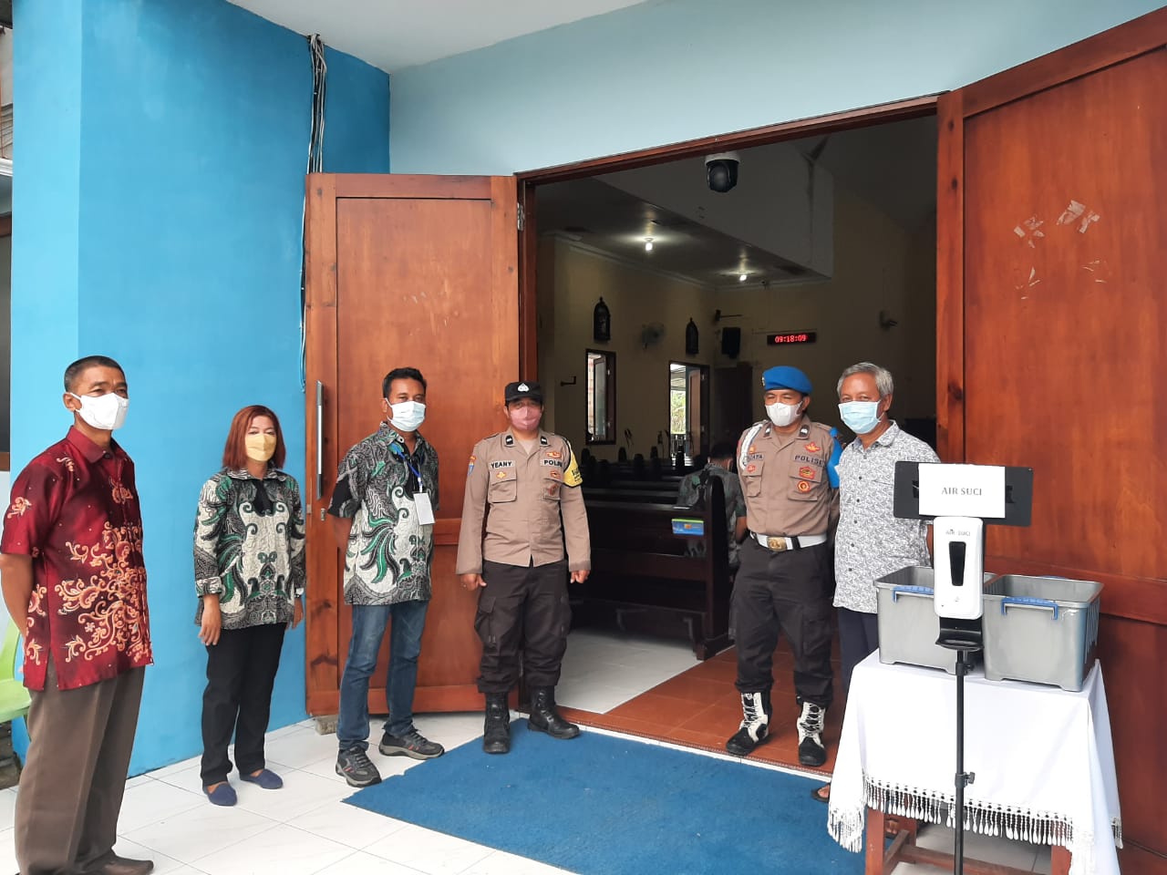 Kapolres Gresik Pastikan Ibadah Umat Nasrani Aman dan Kondusif