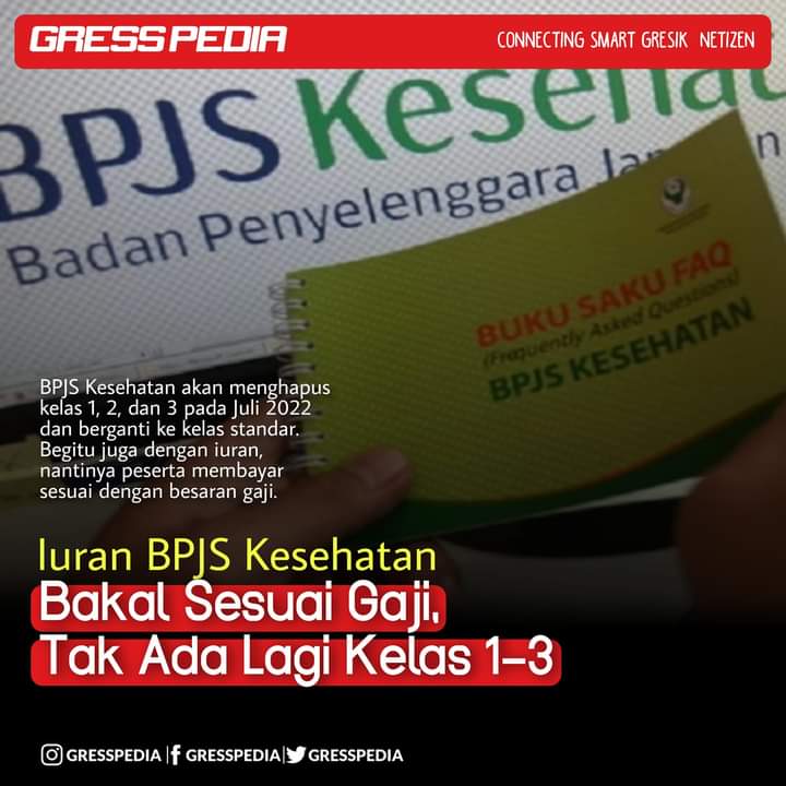 Iuran BPJS Kesehatan Bakal Sesuai Gaji, Tak Ada Lagi Kelas 1 hingga 3