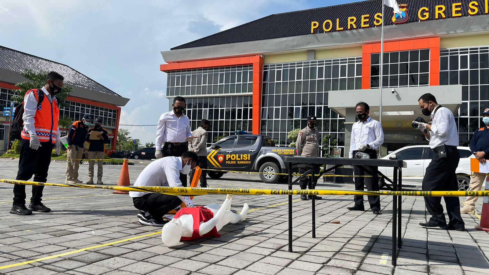 Peringati HUT Bhayangkara, Polres Gresik Gelar Lomba TPTKP