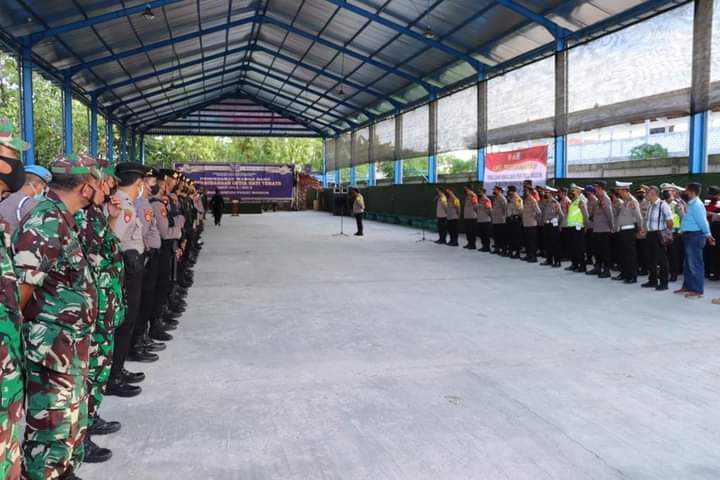 Kapolres Gresik Pimpin Pengamanan Pengesahan Cawar Baru PSHT