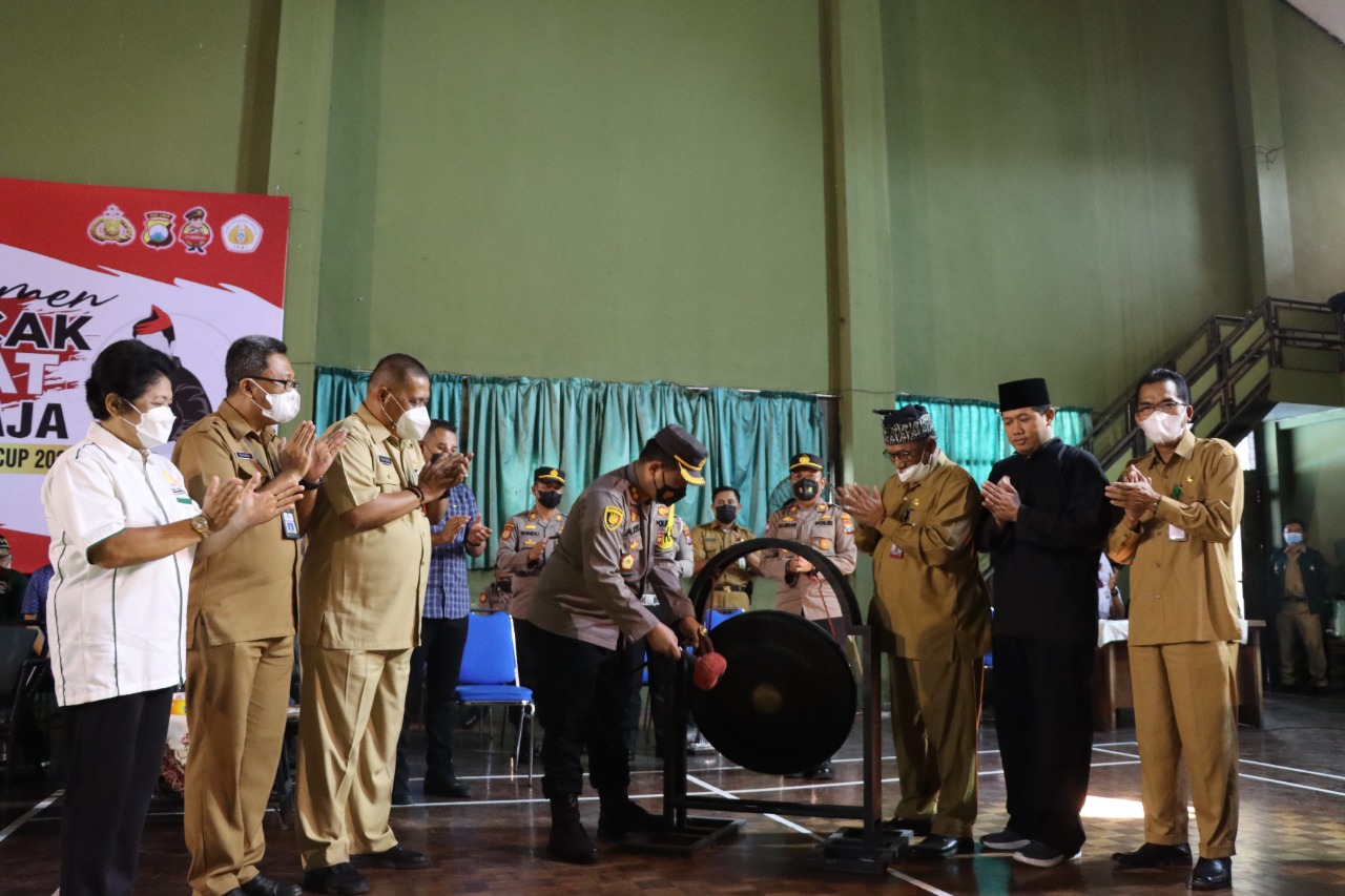 Kapolres Gresik Buka Turnamen Pencak Silat Kapolres Cup 2022