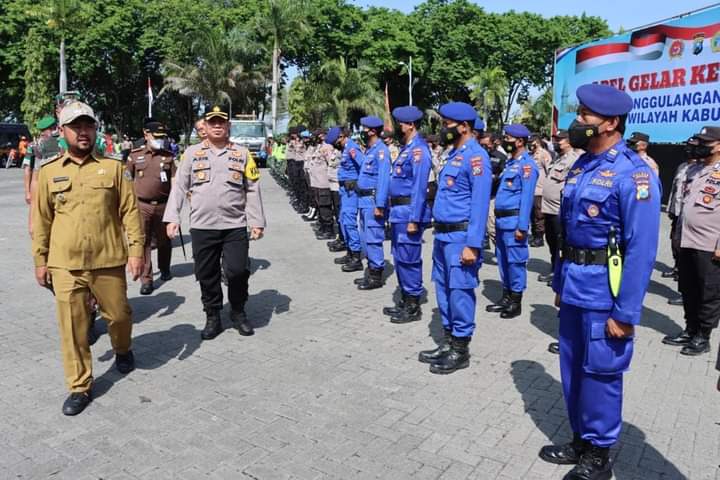 Forkopimda Gresik Gelar Apel Kesiapsiagaan Bencana Alam