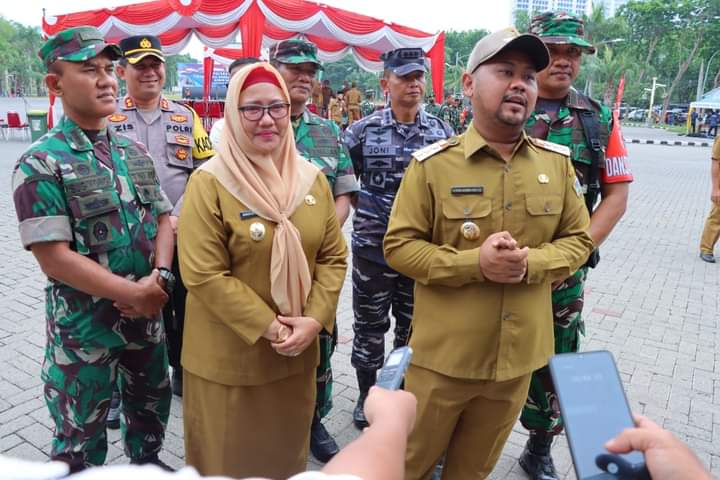 Kapolres Gresik Hadiri Upacara Pembukaan TMMD ke 115