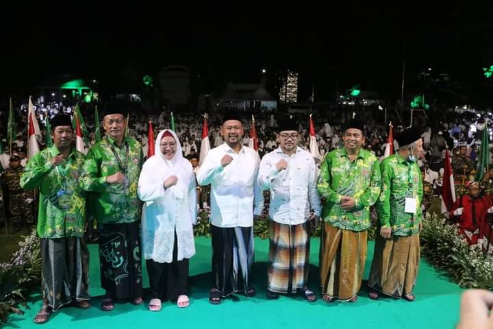 Apel Akbar 30.000 Kader NU Jatim, Bupati Gresik Ajak Kader NU Se-Jatim Galakkan Keutuhan Bangsa