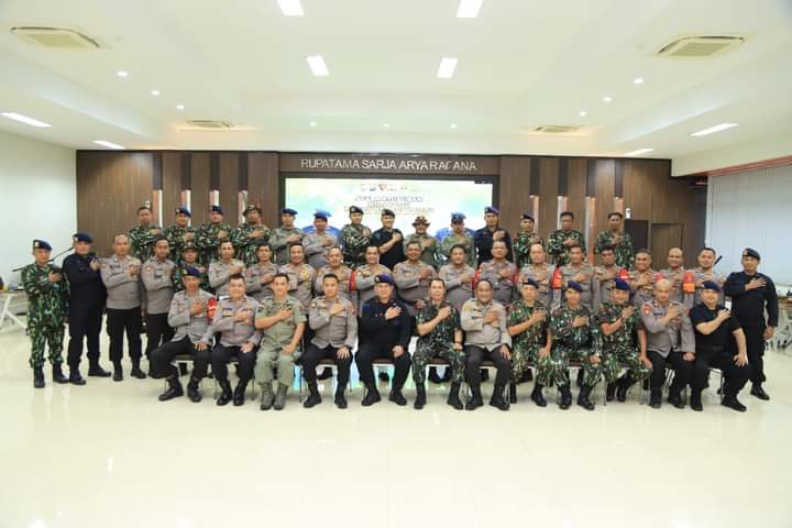 HUT Brimob ke-77, Kapolres Gresik Gelar Tasyakuran Bersama Eks Brimob