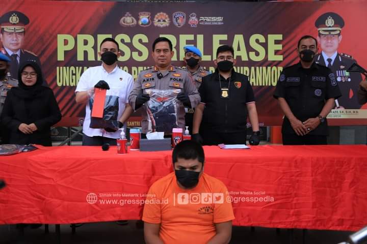 Polres Gresik Ungkap Kasus Curanmor yang Beraksi di Empat TKP