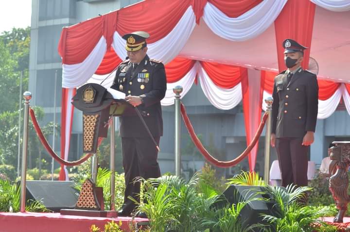 Kapolres Gresik bersama Forkopimda Peringati Hari Pahlawan 10 November 2022