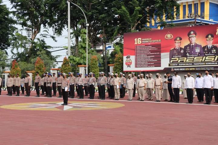 Jelang Nataru, Polres Gresik Gelar Sejumlah Persiapan