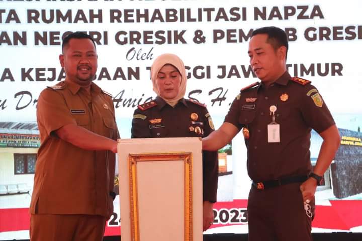 Pemkab Gresik Dan Kejari Gresik Resmikan Kompleks Rumdin Dan Rumah Rehabilitasi Napza