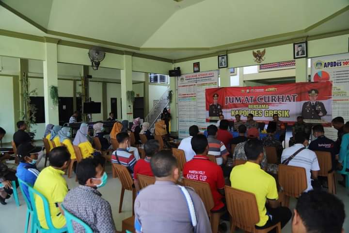 Polres Gresik Gelar Jumat Curhat di Benjeng