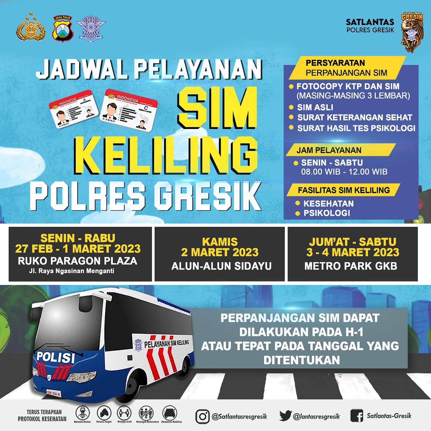 Jadwal Sim Keliling Gresik Akhir Februari 2023