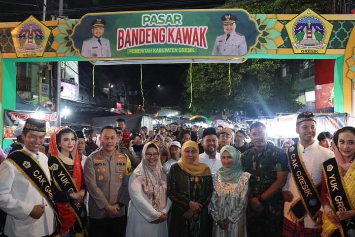 Kapolres Gresik Hadiri Kontes dan Lelang Bandeng Kawak 2023