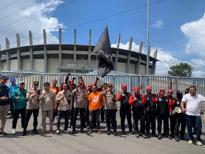 Polres Gresik Gelar Pengamananan Peringatan Hari Buruh 2023