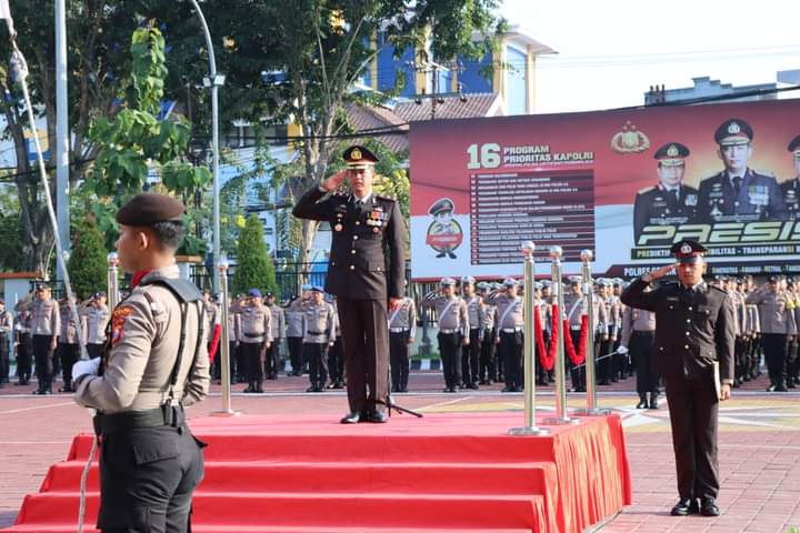 Polres Gresik Gelar Upacara, HUT Kebangkitan Nasional Ke 115