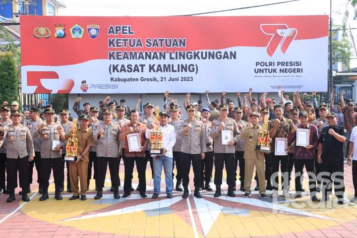 Kembangkan Keamanan Masyarakat, Polres Gresik Tingkatkan Sitkamling