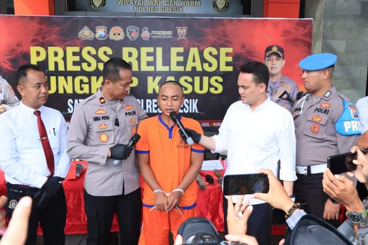 Satreskrim Polres Gresik Ungkap Kasus Pencabulan Anak Tiri, Pelaku Ditangkap di NTT