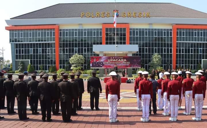Polres Gresik Gelar Upacara Peringatan Hari Kesaktian Pancasila 2023