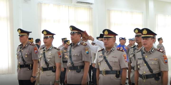 Rotasi Pejabat Polres Gresik Bergulir, Kapolres Minta Tingkatkan Kinerja Situasi Kamtibmas
