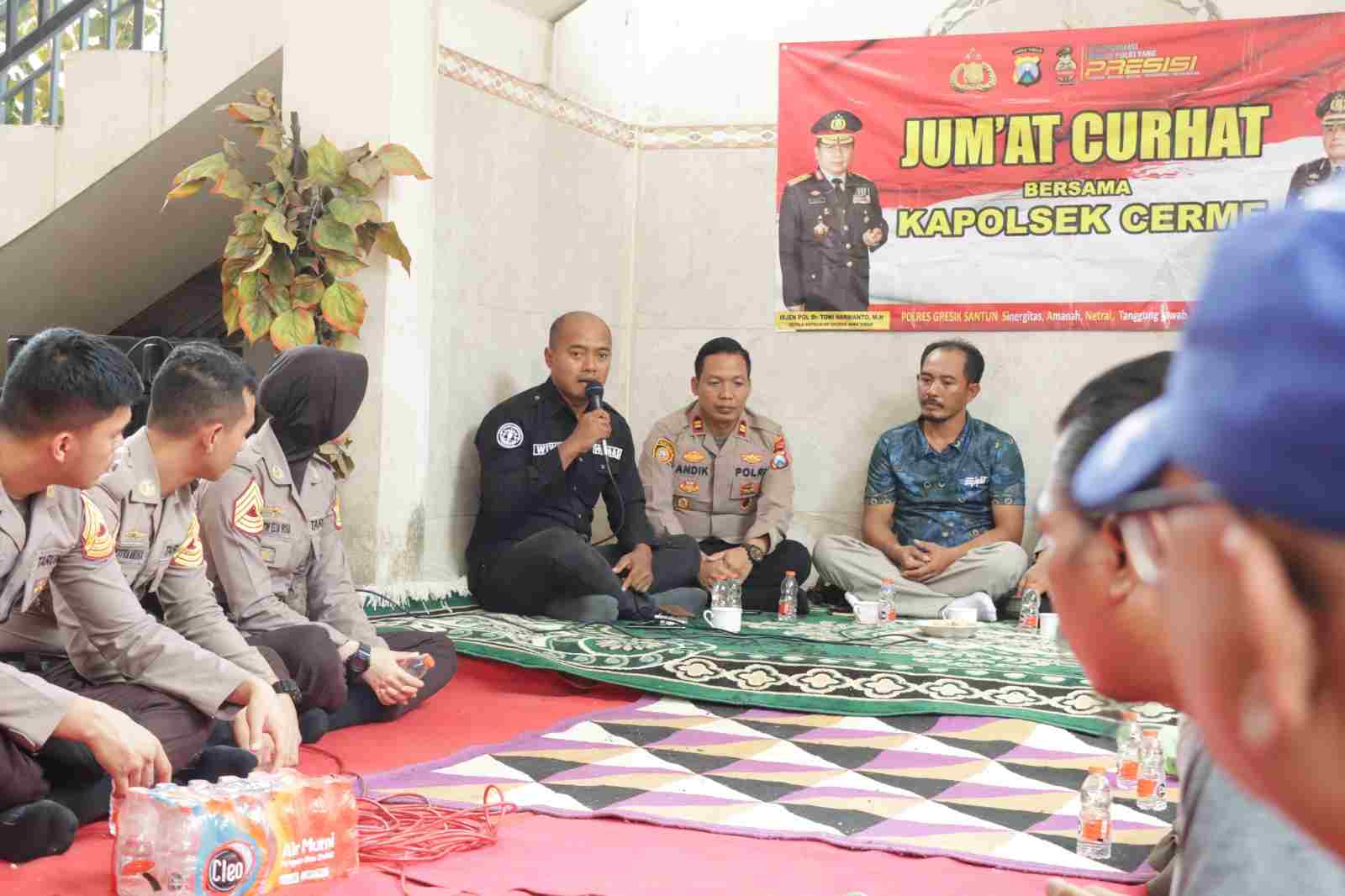 Jumat Curhat, Polres Gresik akan tingkatkan Patroli Balap Liar